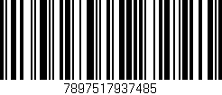 Código de barras (EAN, GTIN, SKU, ISBN): '7897517937485'