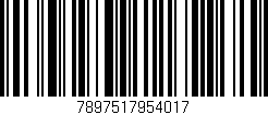 Código de barras (EAN, GTIN, SKU, ISBN): '7897517954017'
