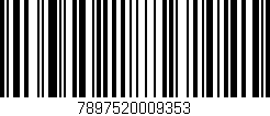 Código de barras (EAN, GTIN, SKU, ISBN): '7897520009353'
