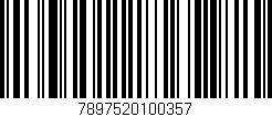 Código de barras (EAN, GTIN, SKU, ISBN): '7897520100357'