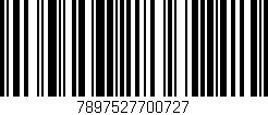 Código de barras (EAN, GTIN, SKU, ISBN): '7897527700727'