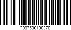 Código de barras (EAN, GTIN, SKU, ISBN): '7897530100378'