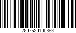Código de barras (EAN, GTIN, SKU, ISBN): '7897530100668'