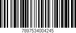 Código de barras (EAN, GTIN, SKU, ISBN): '7897534004245'