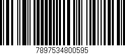 Código de barras (EAN, GTIN, SKU, ISBN): '7897534800595'