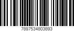 Código de barras (EAN, GTIN, SKU, ISBN): '7897534803893'