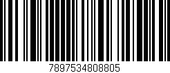 Código de barras (EAN, GTIN, SKU, ISBN): '7897534808805'
