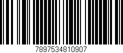 Código de barras (EAN, GTIN, SKU, ISBN): '7897534810907'