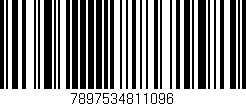 Código de barras (EAN, GTIN, SKU, ISBN): '7897534811096'