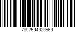 Código de barras (EAN, GTIN, SKU, ISBN): '7897534828568'