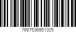 Código de barras (EAN, GTIN, SKU, ISBN): '7897536951325'