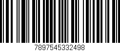 Código de barras (EAN, GTIN, SKU, ISBN): '7897545332498'