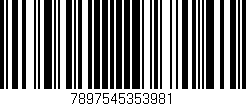 Código de barras (EAN, GTIN, SKU, ISBN): '7897545353981'