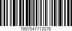 Código de barras (EAN, GTIN, SKU, ISBN): '7897547712076'
