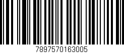 Código de barras (EAN, GTIN, SKU, ISBN): '7897570163005'