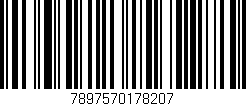 Código de barras (EAN, GTIN, SKU, ISBN): '7897570178207'