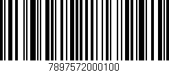 Código de barras (EAN, GTIN, SKU, ISBN): '7897572000100'