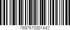 Código de barras (EAN, GTIN, SKU, ISBN): '7897572001442'