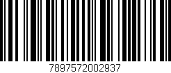 Código de barras (EAN, GTIN, SKU, ISBN): '7897572002937'