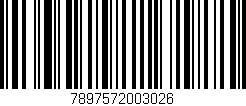 Código de barras (EAN, GTIN, SKU, ISBN): '7897572003026'