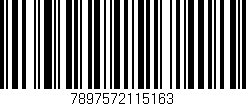 Código de barras (EAN, GTIN, SKU, ISBN): '7897572115163'