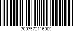 Código de barras (EAN, GTIN, SKU, ISBN): '7897572116009'