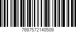 Código de barras (EAN, GTIN, SKU, ISBN): '7897572140509'