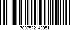 Código de barras (EAN, GTIN, SKU, ISBN): '7897572140851'