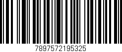 Código de barras (EAN, GTIN, SKU, ISBN): '7897572195325'