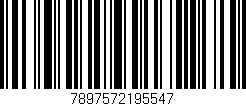 Código de barras (EAN, GTIN, SKU, ISBN): '7897572195547'