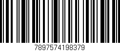 Código de barras (EAN, GTIN, SKU, ISBN): '7897574198379'
