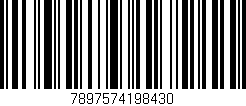 Código de barras (EAN, GTIN, SKU, ISBN): '7897574198430'