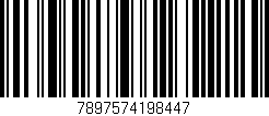 Código de barras (EAN, GTIN, SKU, ISBN): '7897574198447'