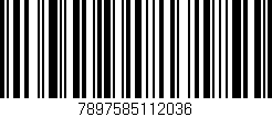 Código de barras (EAN, GTIN, SKU, ISBN): '7897585112036'