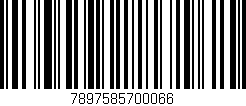 Código de barras (EAN, GTIN, SKU, ISBN): '7897585700066'