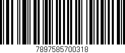 Código de barras (EAN, GTIN, SKU, ISBN): '7897585700318'
