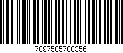Código de barras (EAN, GTIN, SKU, ISBN): '7897585700356'