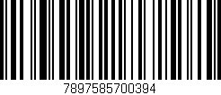 Código de barras (EAN, GTIN, SKU, ISBN): '7897585700394'