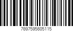 Código de barras (EAN, GTIN, SKU, ISBN): '7897595605115'