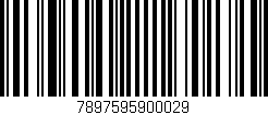 Código de barras (EAN, GTIN, SKU, ISBN): '7897595900029'