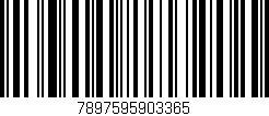 Código de barras (EAN, GTIN, SKU, ISBN): '7897595903365'