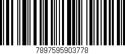 Código de barras (EAN, GTIN, SKU, ISBN): '7897595903778'