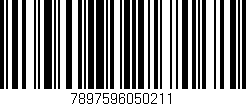 Código de barras (EAN, GTIN, SKU, ISBN): '7897596050211'