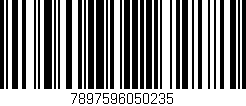 Código de barras (EAN, GTIN, SKU, ISBN): '7897596050235'