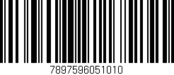 Código de barras (EAN, GTIN, SKU, ISBN): '7897596051010'
