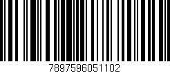 Código de barras (EAN, GTIN, SKU, ISBN): '7897596051102'