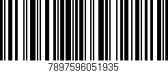 Código de barras (EAN, GTIN, SKU, ISBN): '7897596051935'