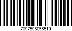 Código de barras (EAN, GTIN, SKU, ISBN): '7897596055513'