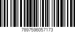 Código de barras (EAN, GTIN, SKU, ISBN): '7897596057173'