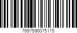 Código de barras (EAN, GTIN, SKU, ISBN): '7897596075115'